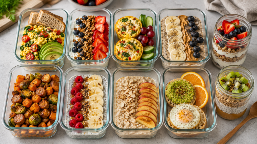 5 Healthy Breakfast Meal Prep Recipes for Busy Mornings