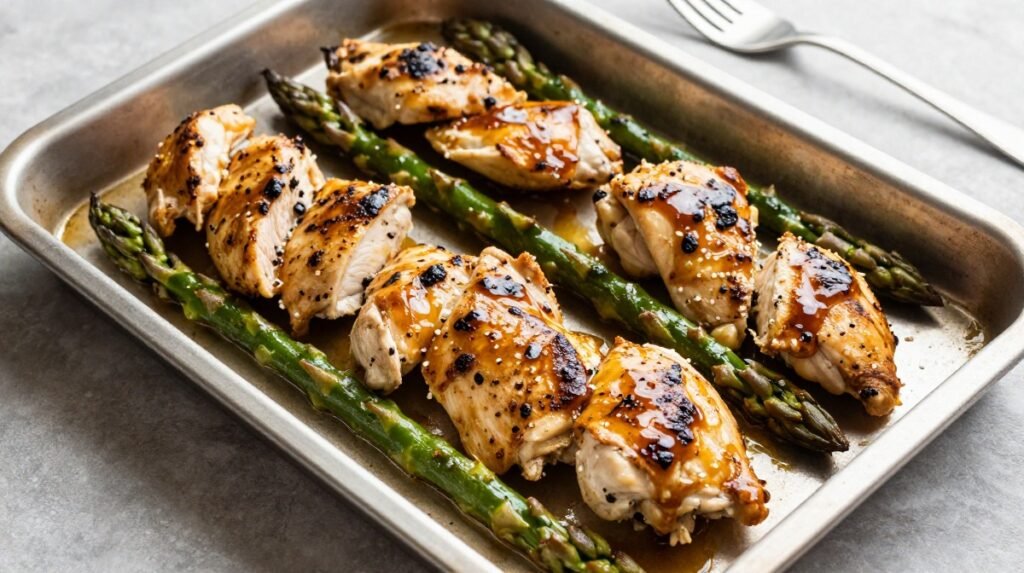 Easy Chicken Asparagus Sheet Pan Dinner for Busy Weeknights