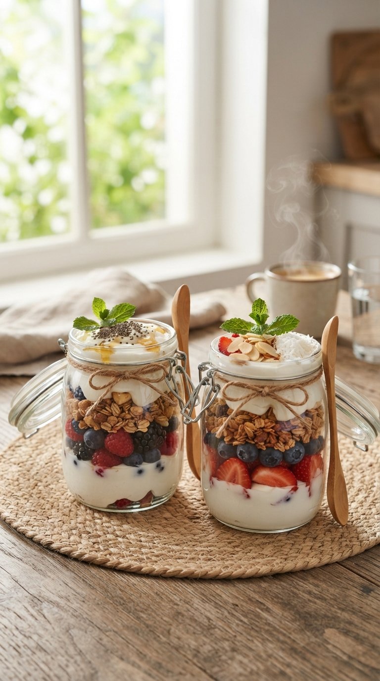 Greek Yogurt Breakfast Jars