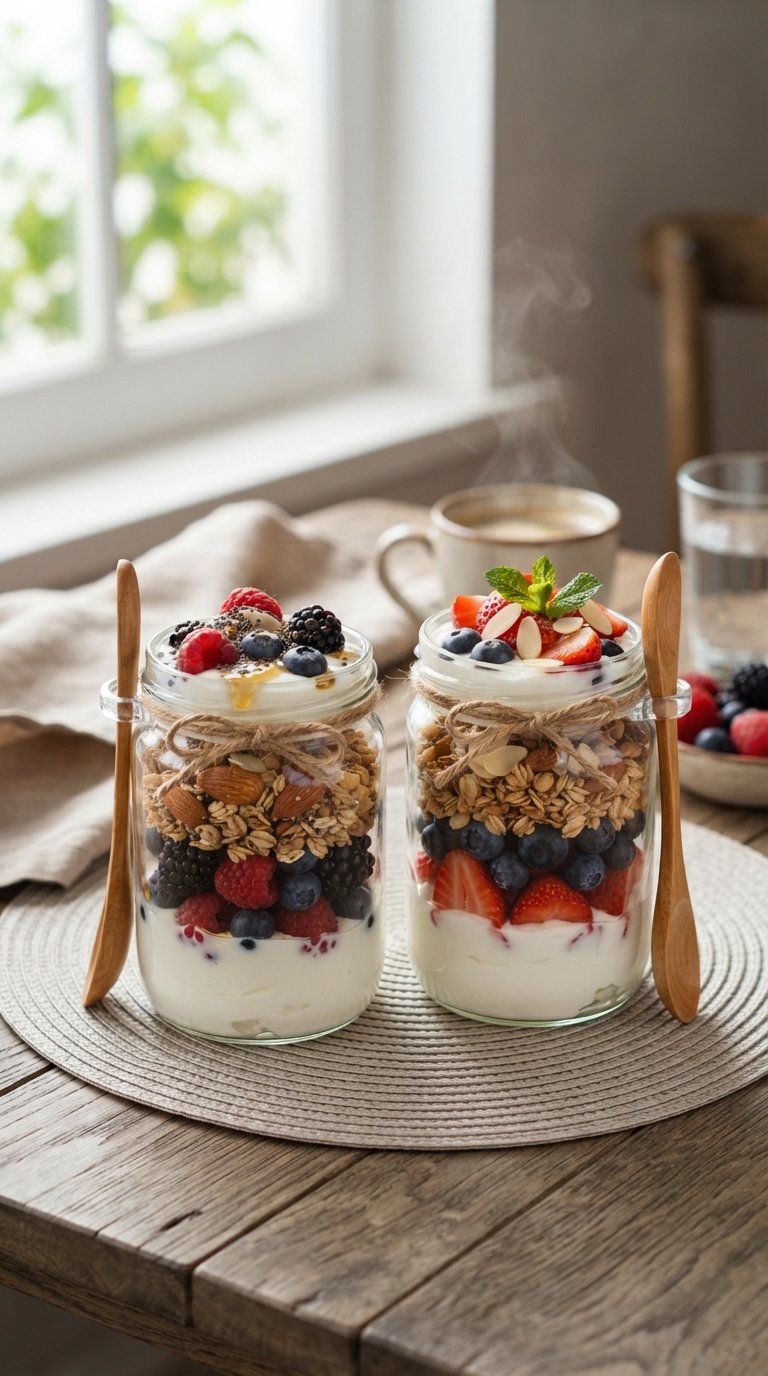 Greek Yogurt Breakfast Jars