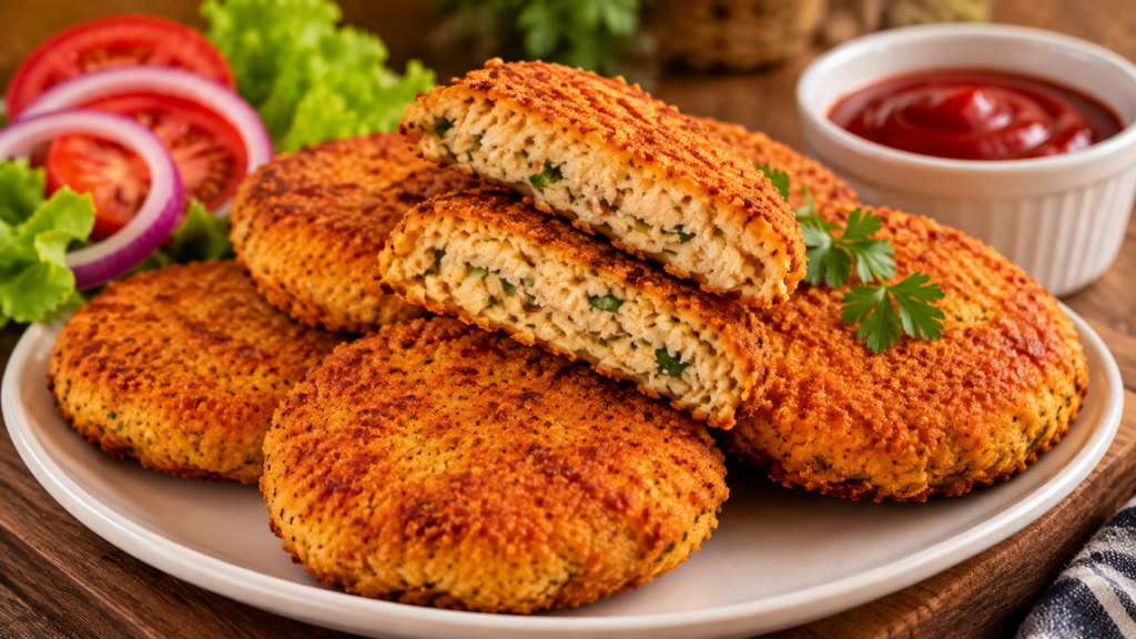 Homemade Chicken Patties That Are Crispy and Juicy
