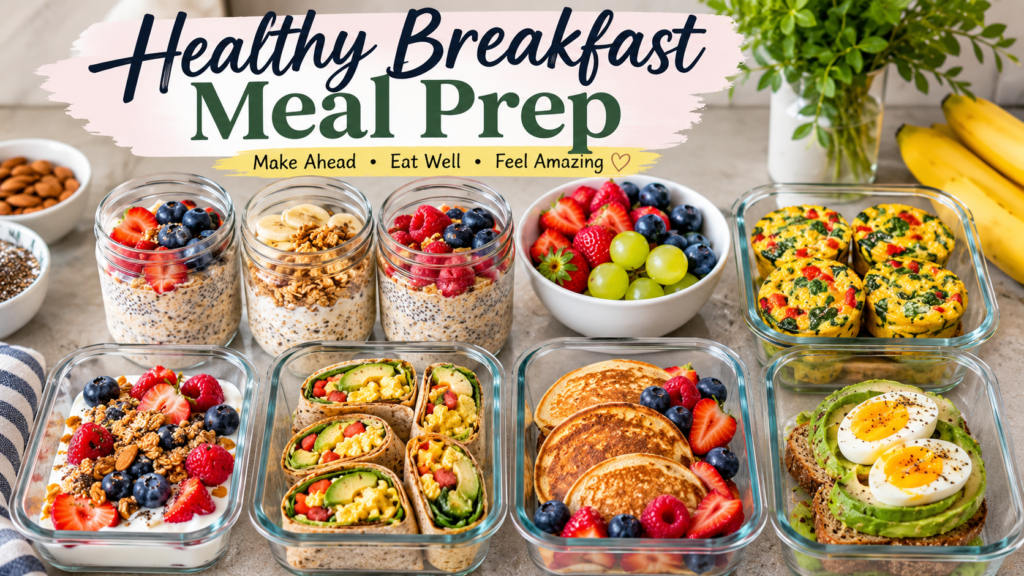 How to Make Healthy Breakfast Meal Prep Actually Taste Good