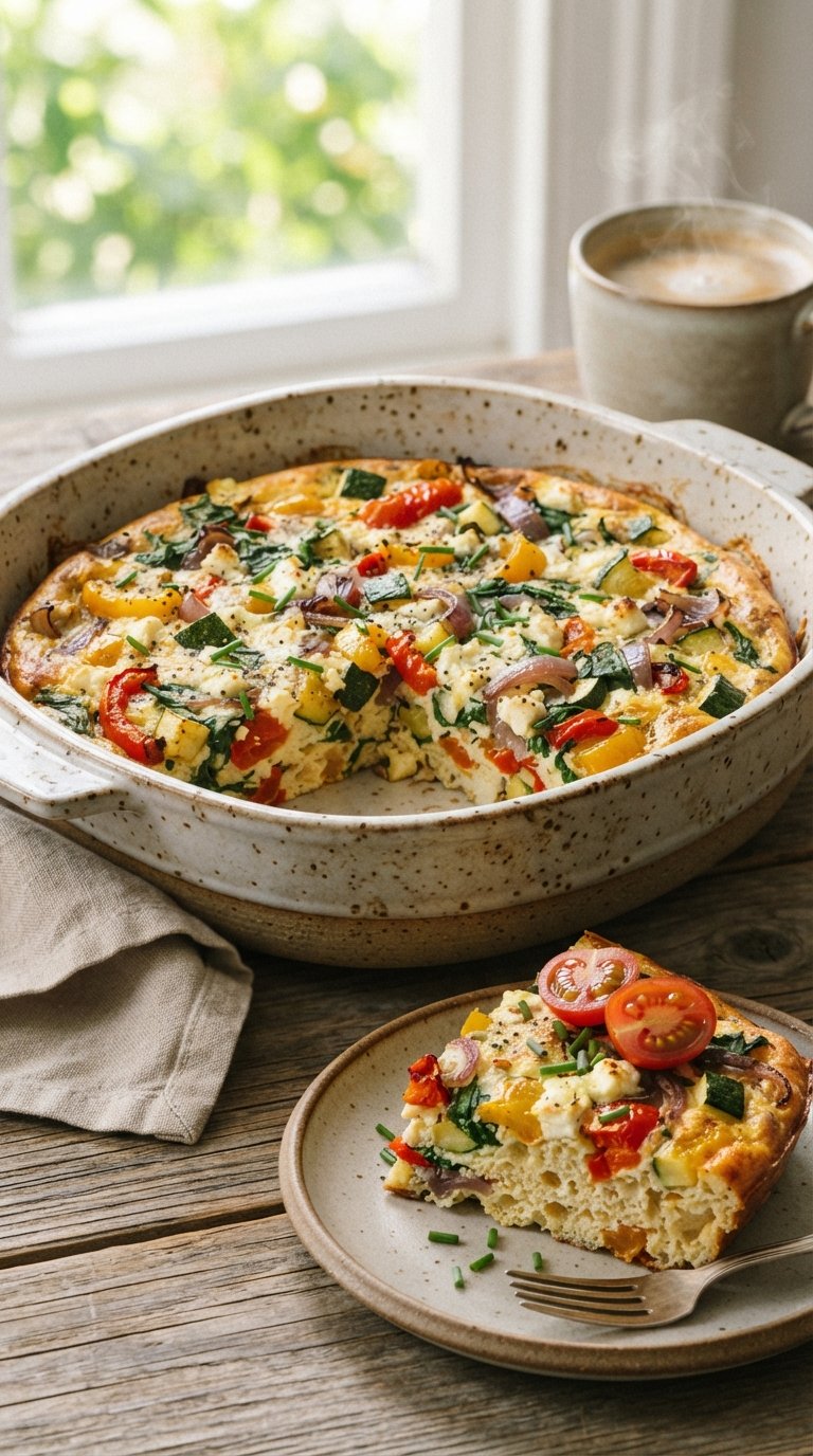 Protein-Packed Egg White Veggie Frittatas