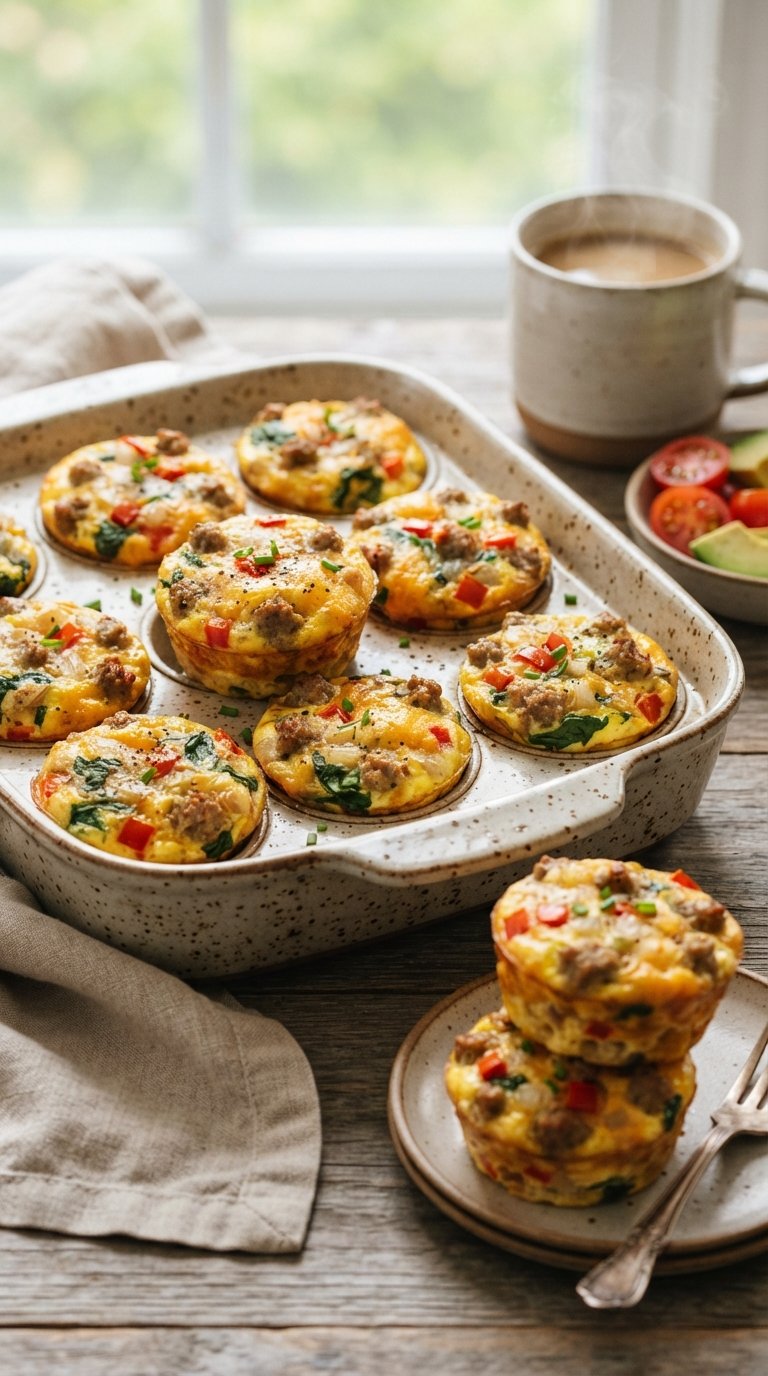 Sausage and Veggie Egg Muffins