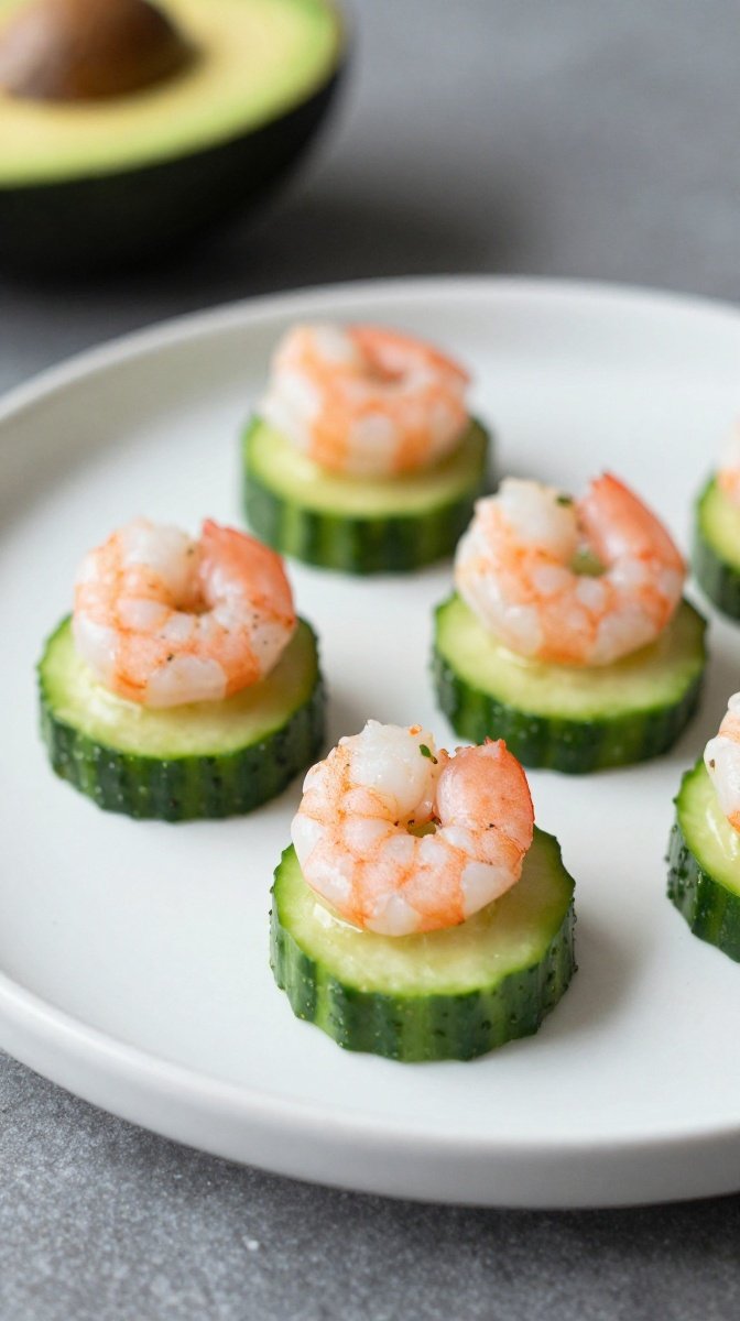 avocado cucumber shrimp 