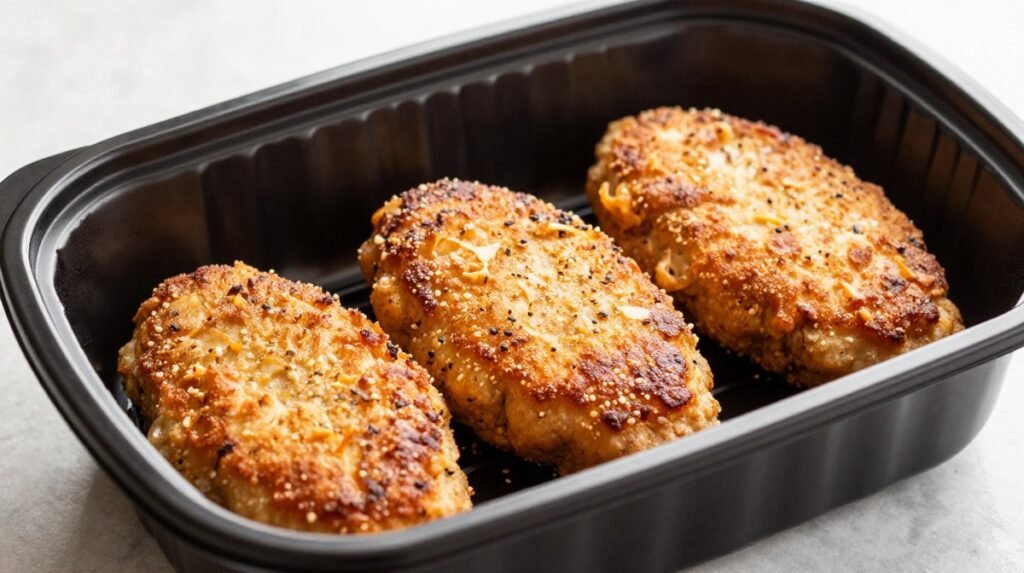 chicken patties meal prep