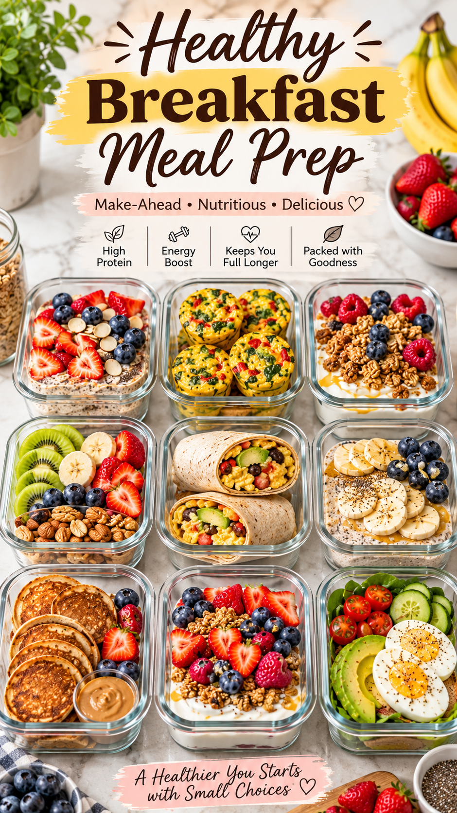 healthy breakfast meal prep