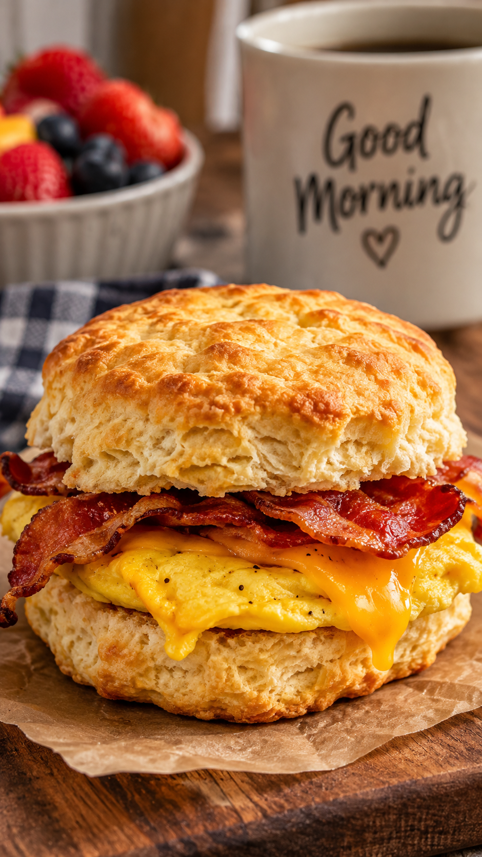 homemade breakfast sandwich