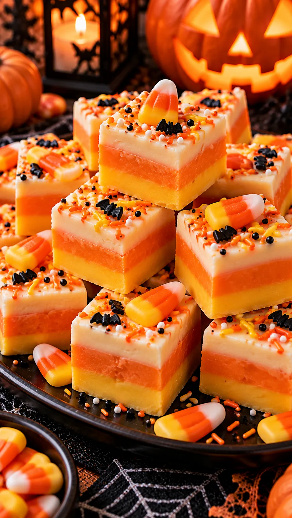 5-Minute Candy Corn Fudge