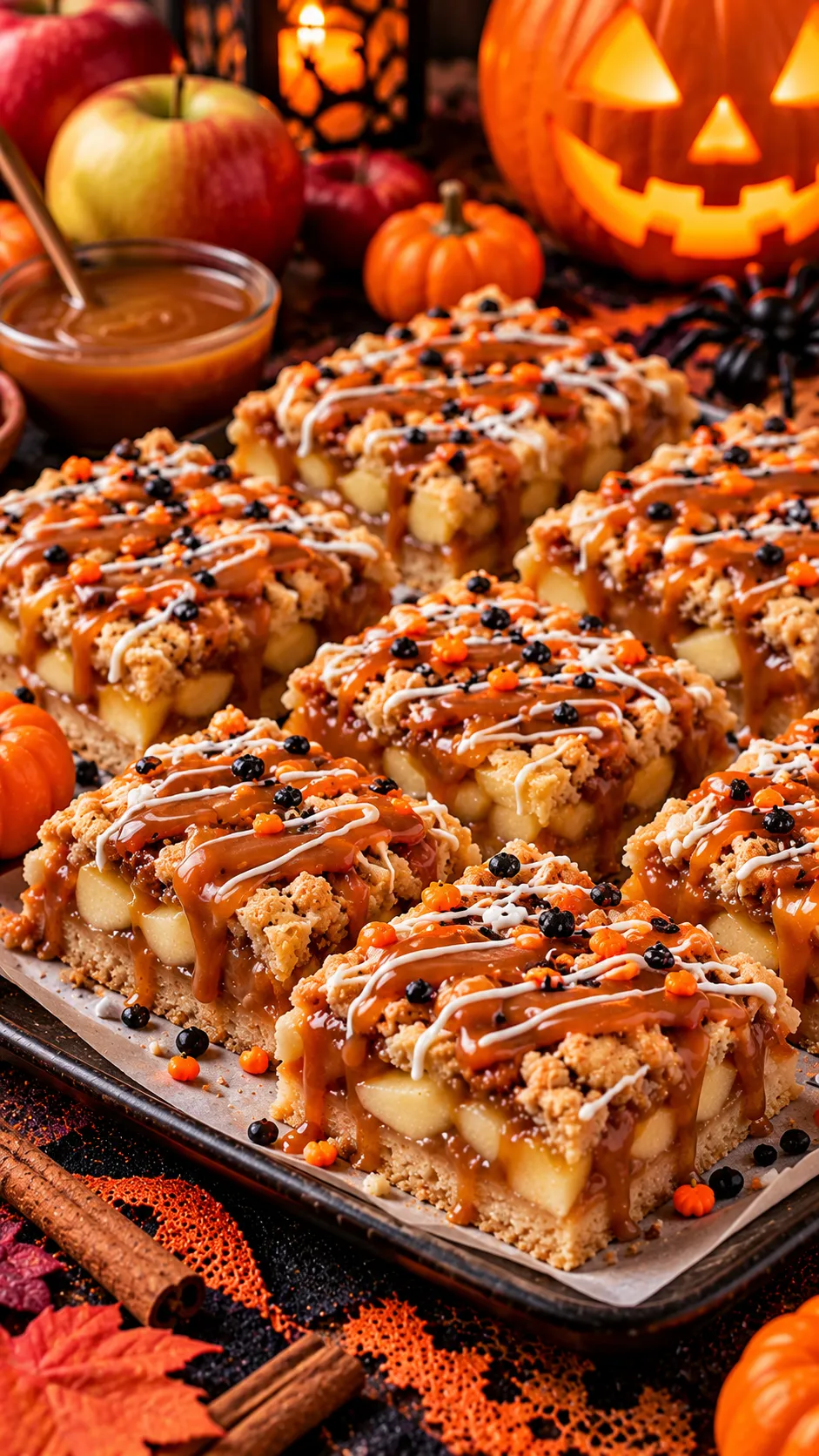 Caramel Apple Cookie Bars
