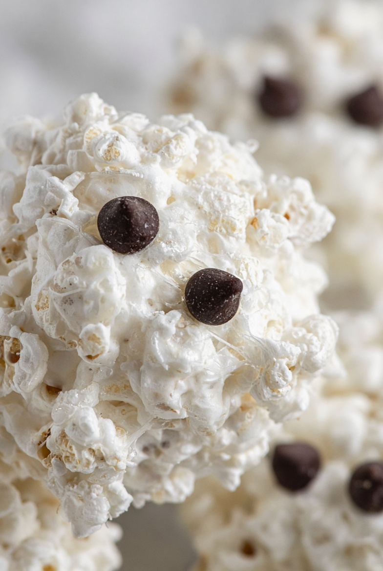 Ghost Popcorn Balls