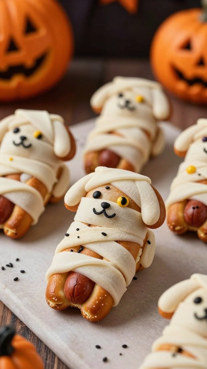Mummy Pretzel Dogs