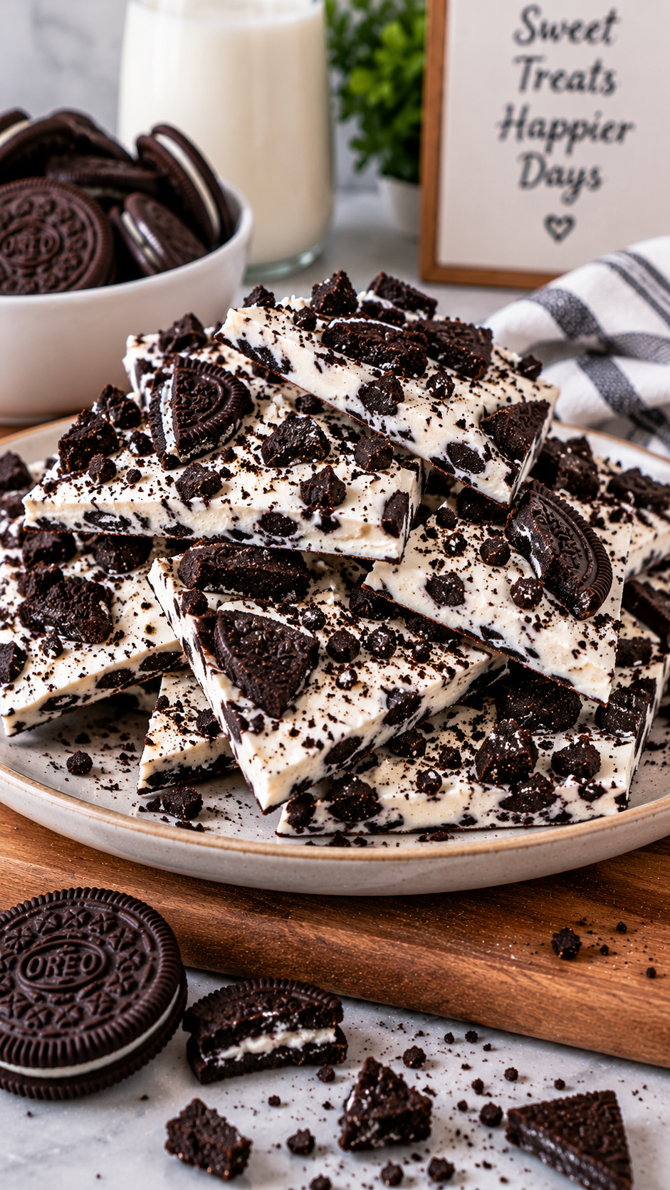 Oreo Cookie Bark