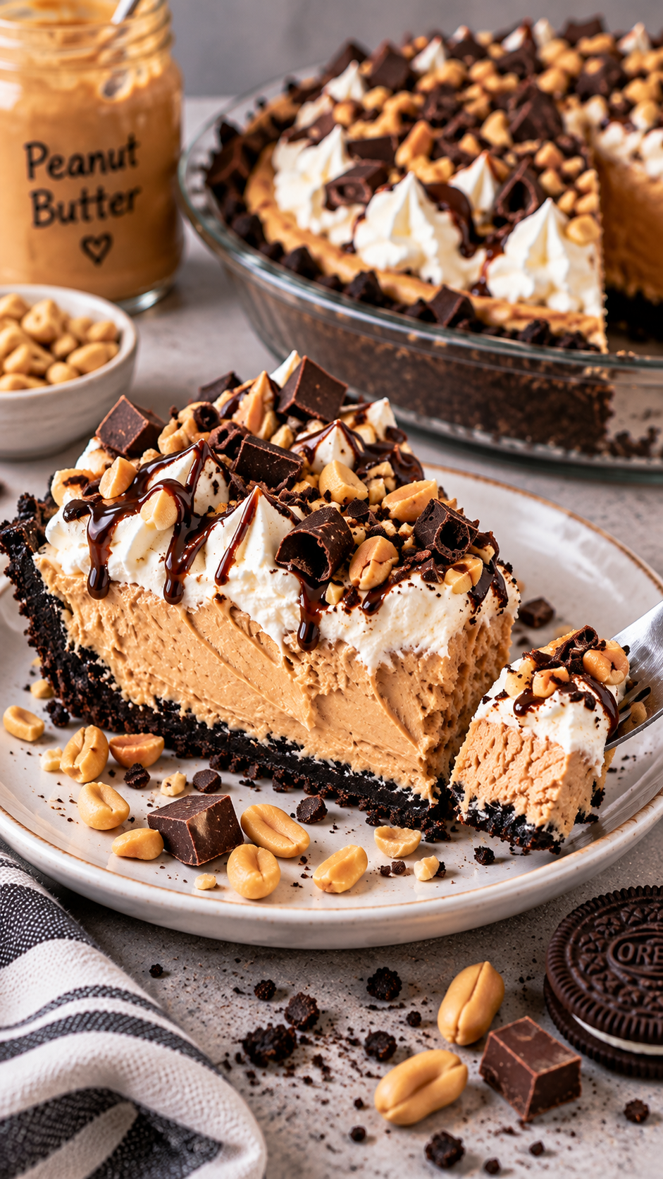 Oreo Peanut Butter Pie