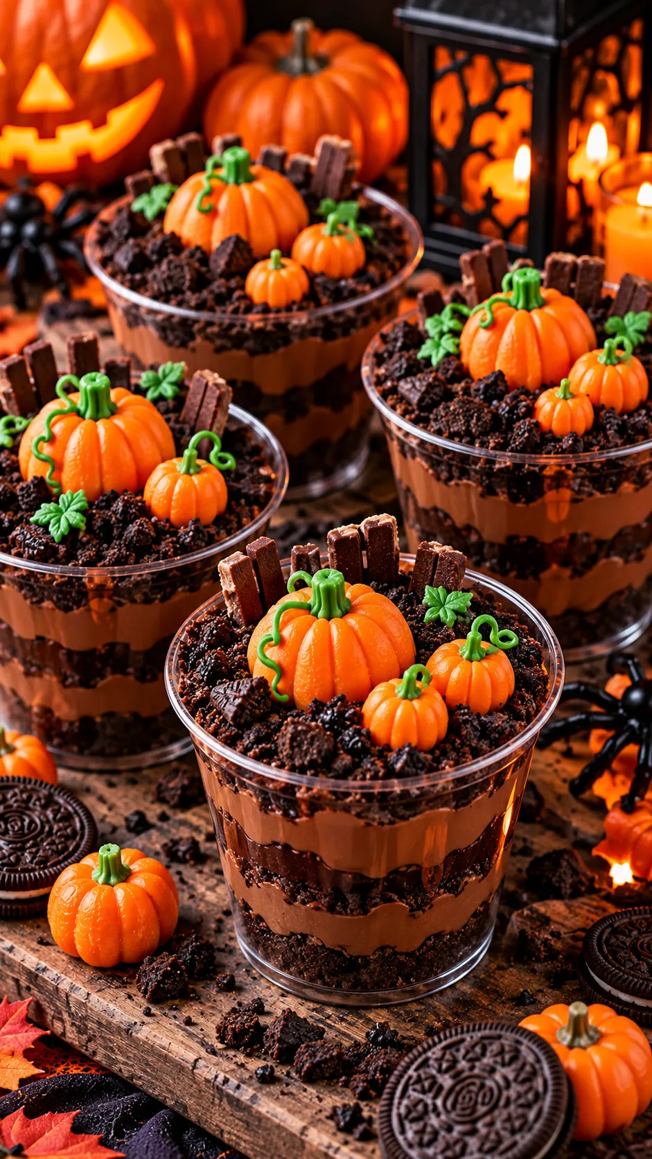 Pumpkin Patch Dirt Cups