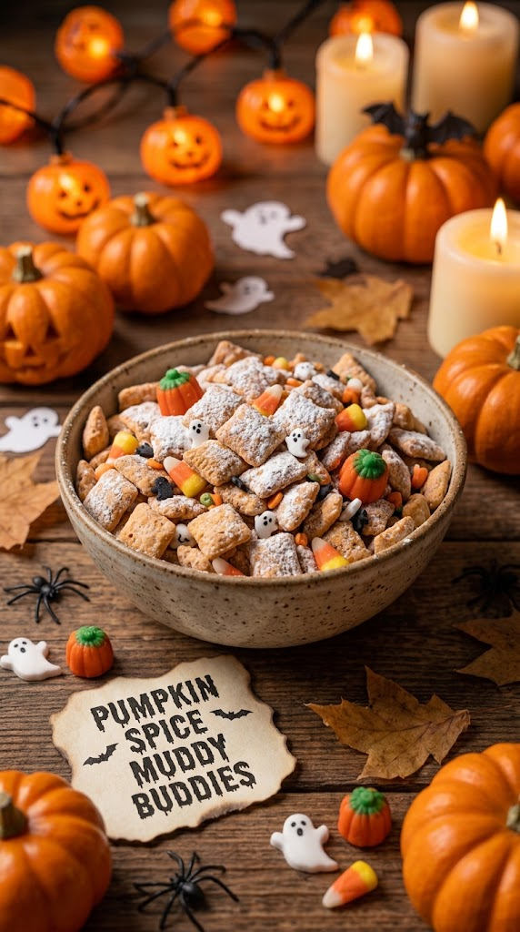 Pumpkin Spice Muddy Buddies