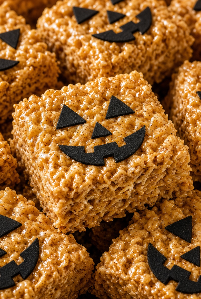 Pumpkin Spice Rice Krispie Treats