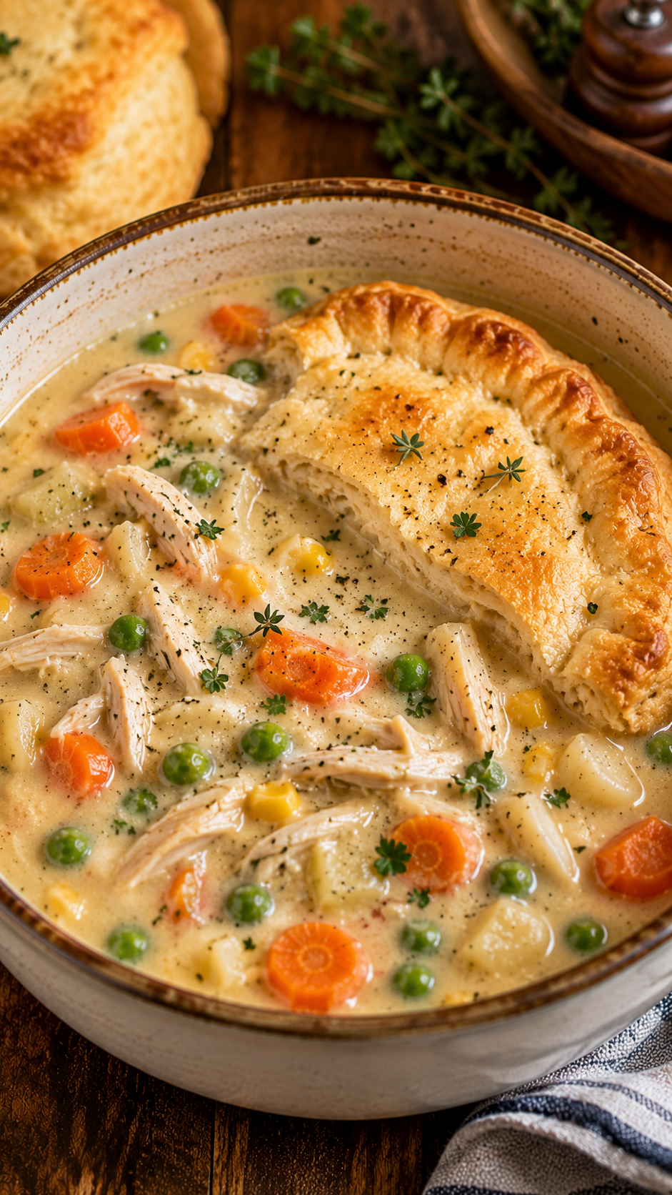 chicken pot pie soup