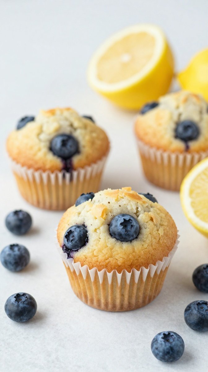 lemon blueberry muffins healthy
