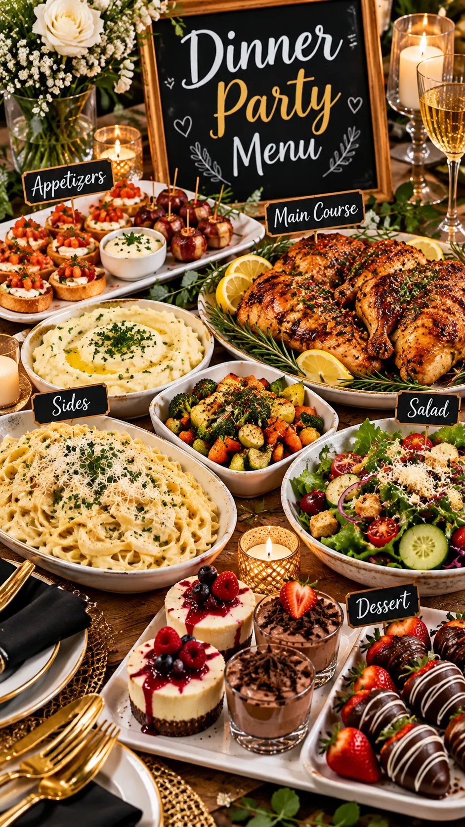 menu dinner party