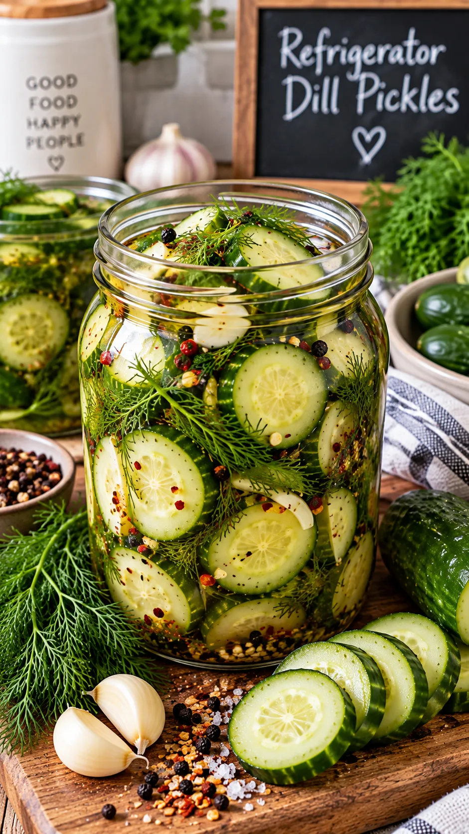 refrigerator dill pickles