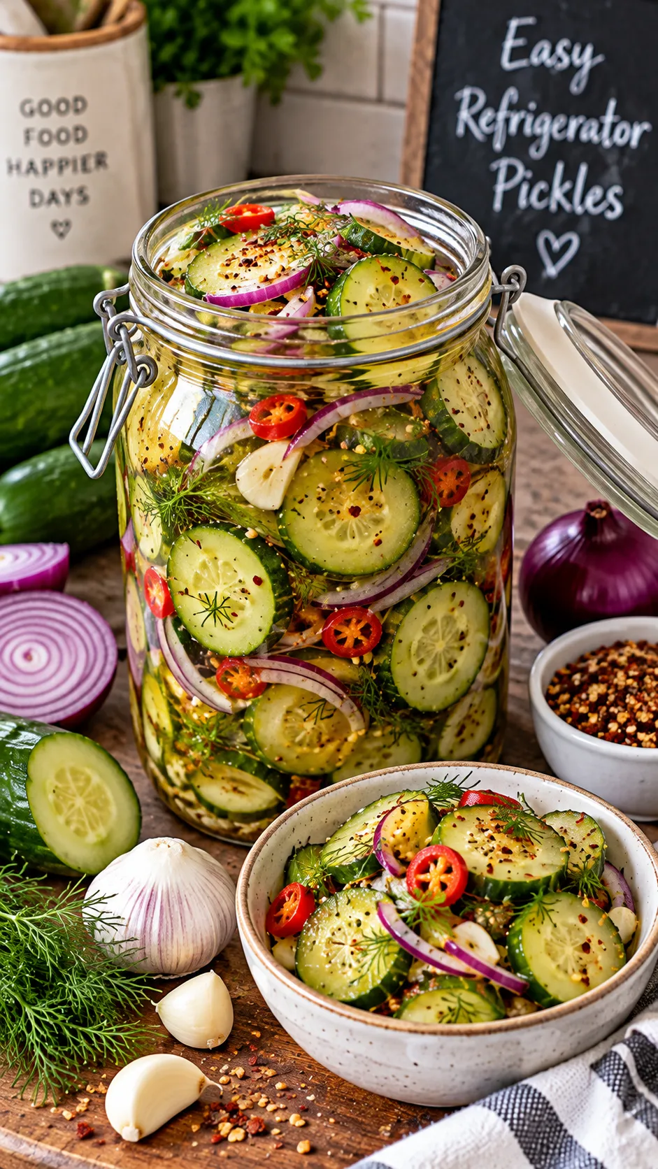 refrigerator pickle recipes