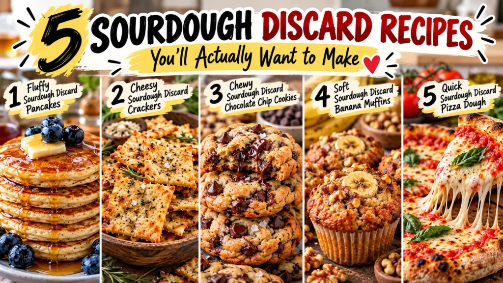 5 Sourdough Discard Recipes You’ll Actually Want to Make