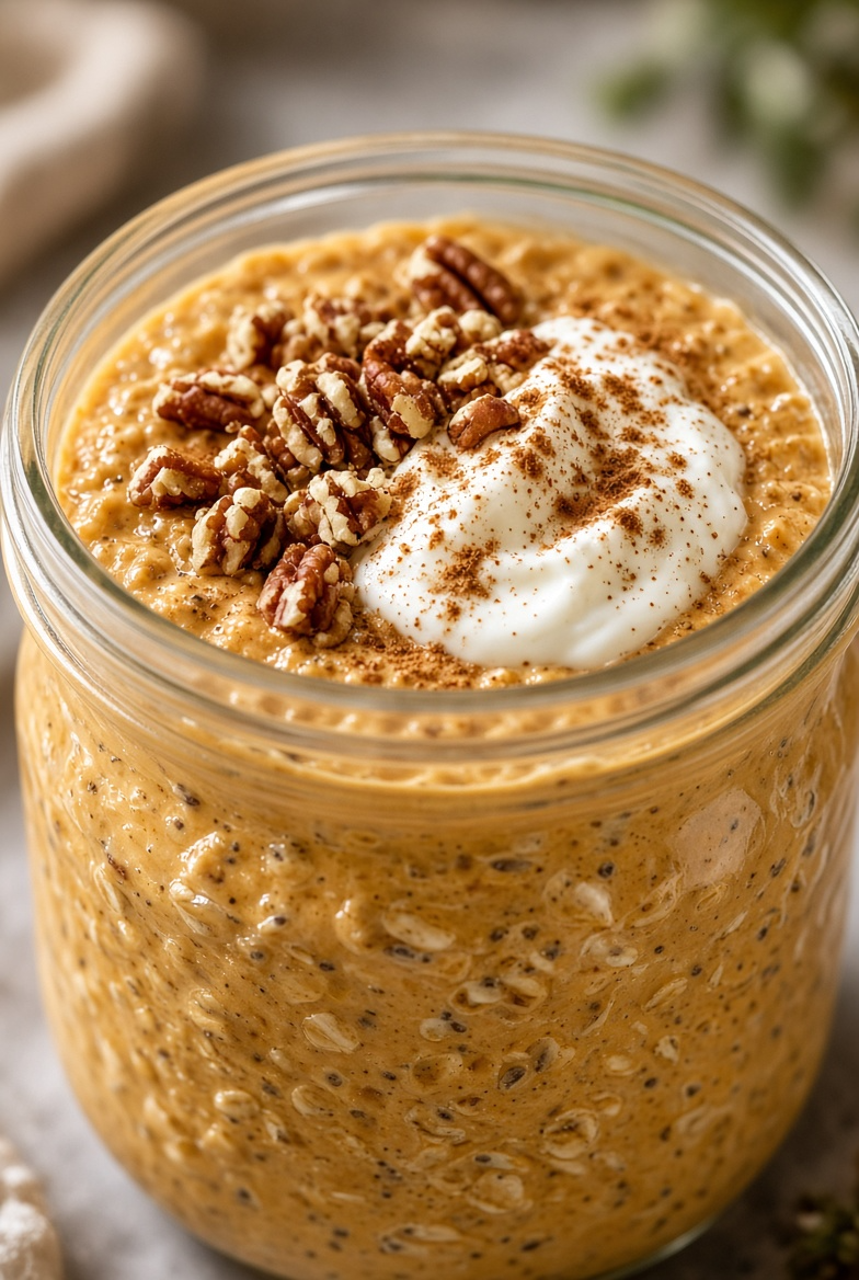 Creamy Pumpkin Overnight Oats