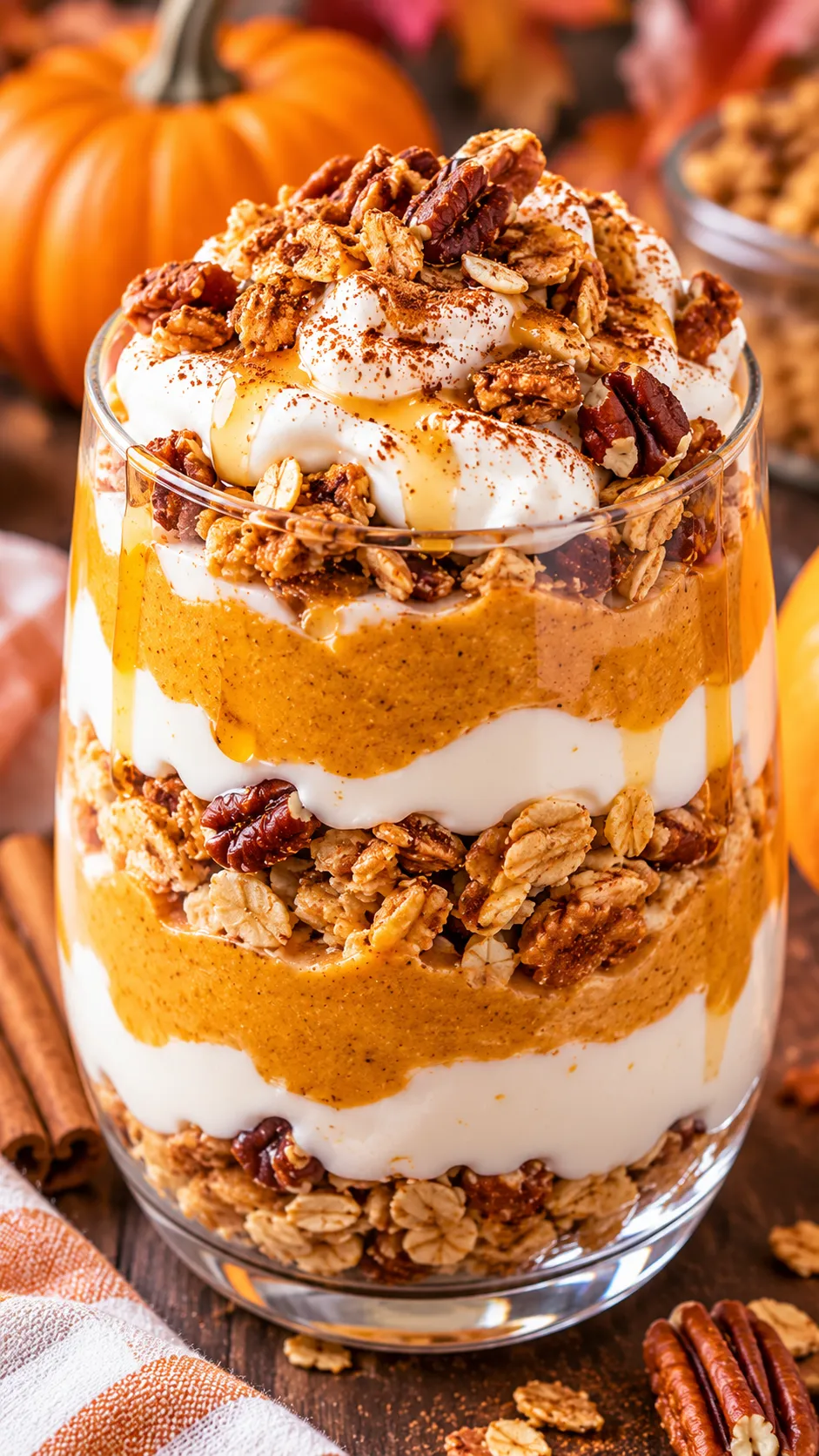 Layered Pumpkin Yogurt Parfait