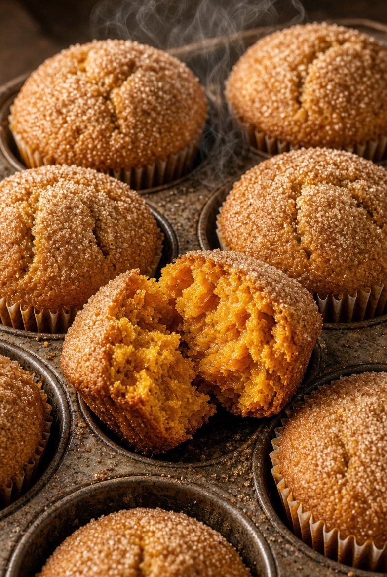 Moist Pumpkin Muffins